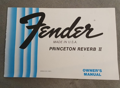 Fender princeton reverb - reverb, ii